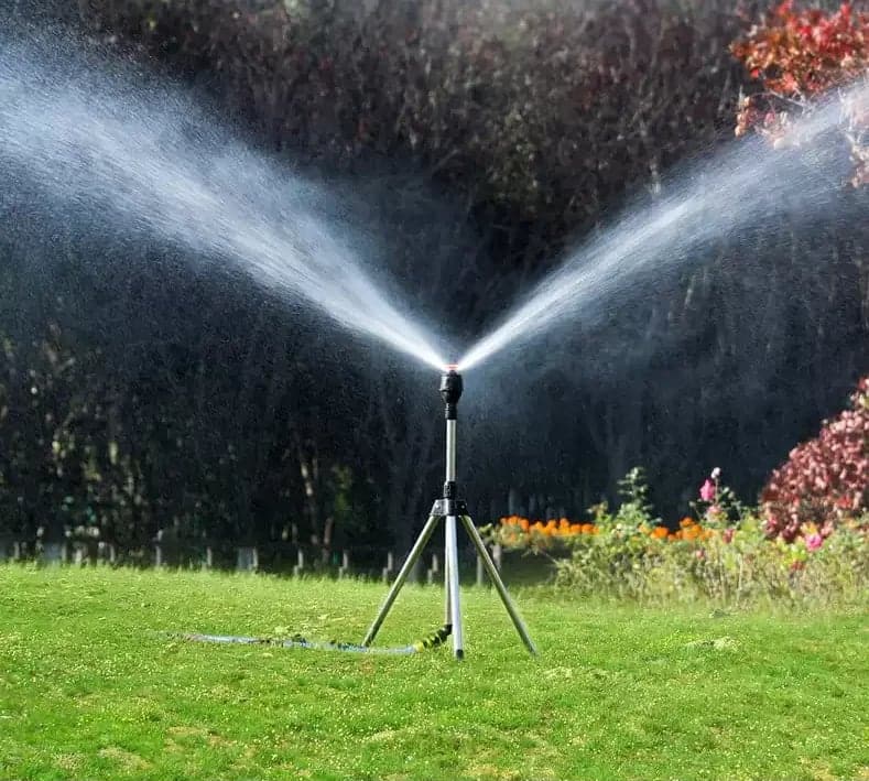 Roterende Trebeinsprinkler i Rustfritt Stål