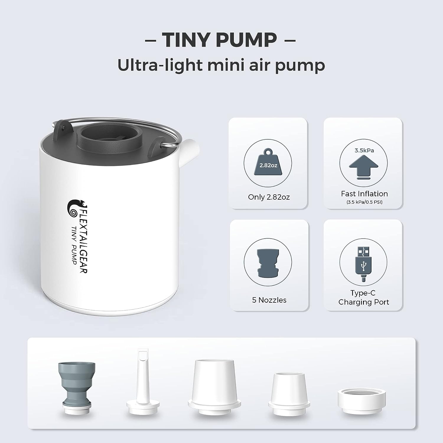 3-i-1 Tiny Larntern Pump