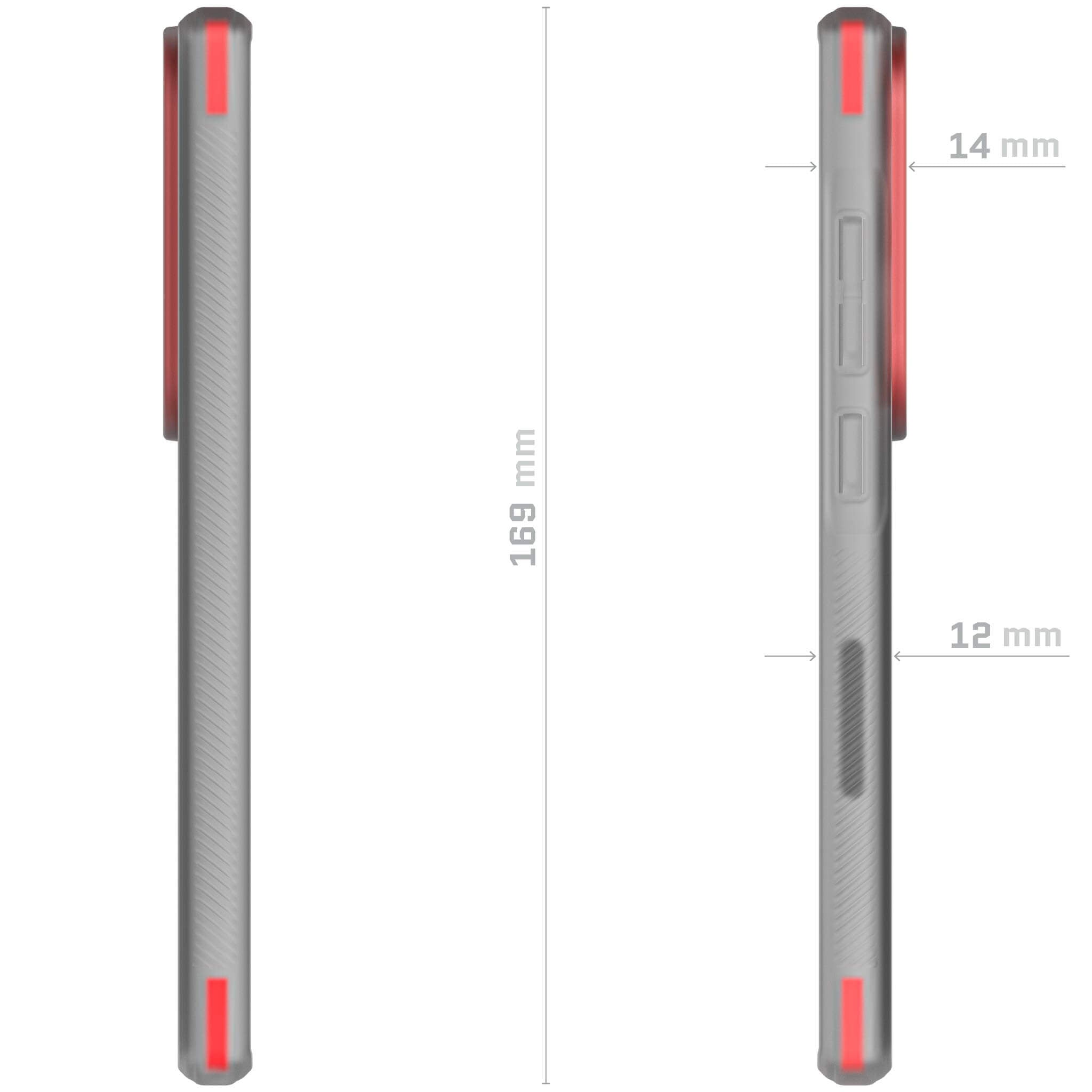 Galaxy S24 Serie Beskyttende Gjennomsiktig og Støtsikkert Etui