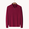 Myk Langermet Pullover Polo For Menn