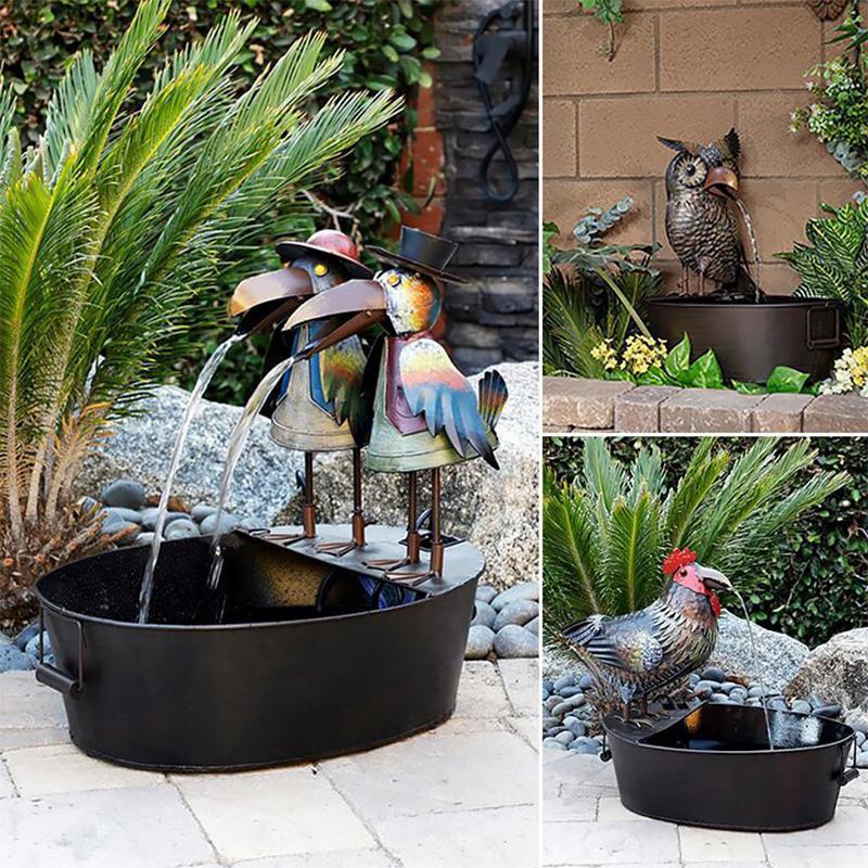 Animal Garden Fountains-Garden Decor-Norskova-Fisk-Norskova