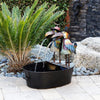 Animal Garden Fountains-Garden Decor-Norskova-Hakkespett-Norskova