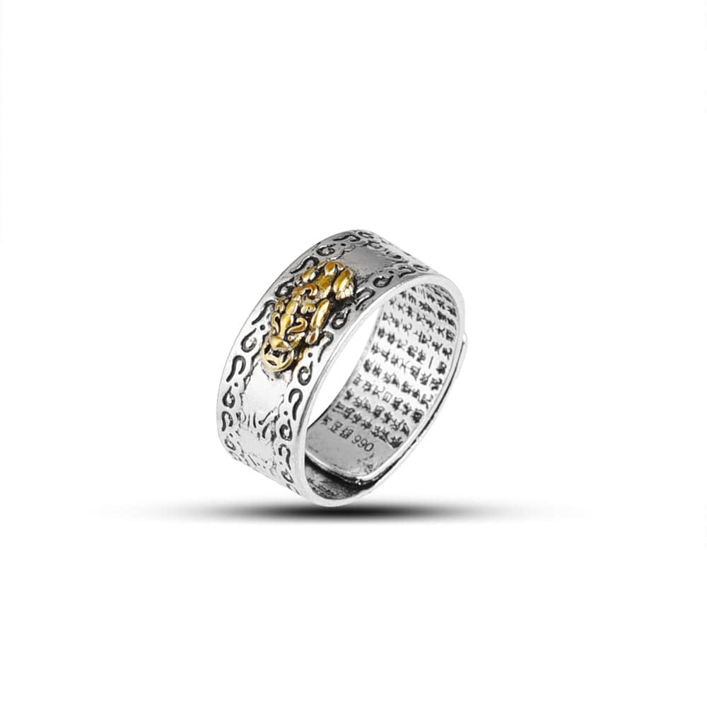 CODE | Feng-Shui Ring-Norskova-Golden Dragon Justerbar-Norskova