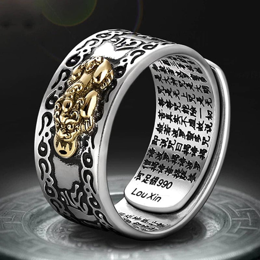 CODE | Feng-Shui Ring-Norskova-Golden Dragon Justerbar-Norskova