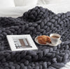 Comfy Knitted Blanket-Norskova-Dark Grey-Standard-Norskova