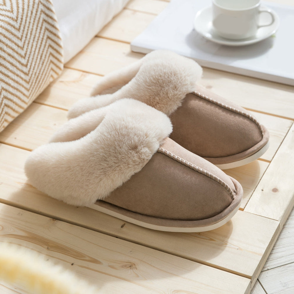 Fluffy Feet - Anti-Skli Vintersko-Norskova-Beige-38/39-Norskova