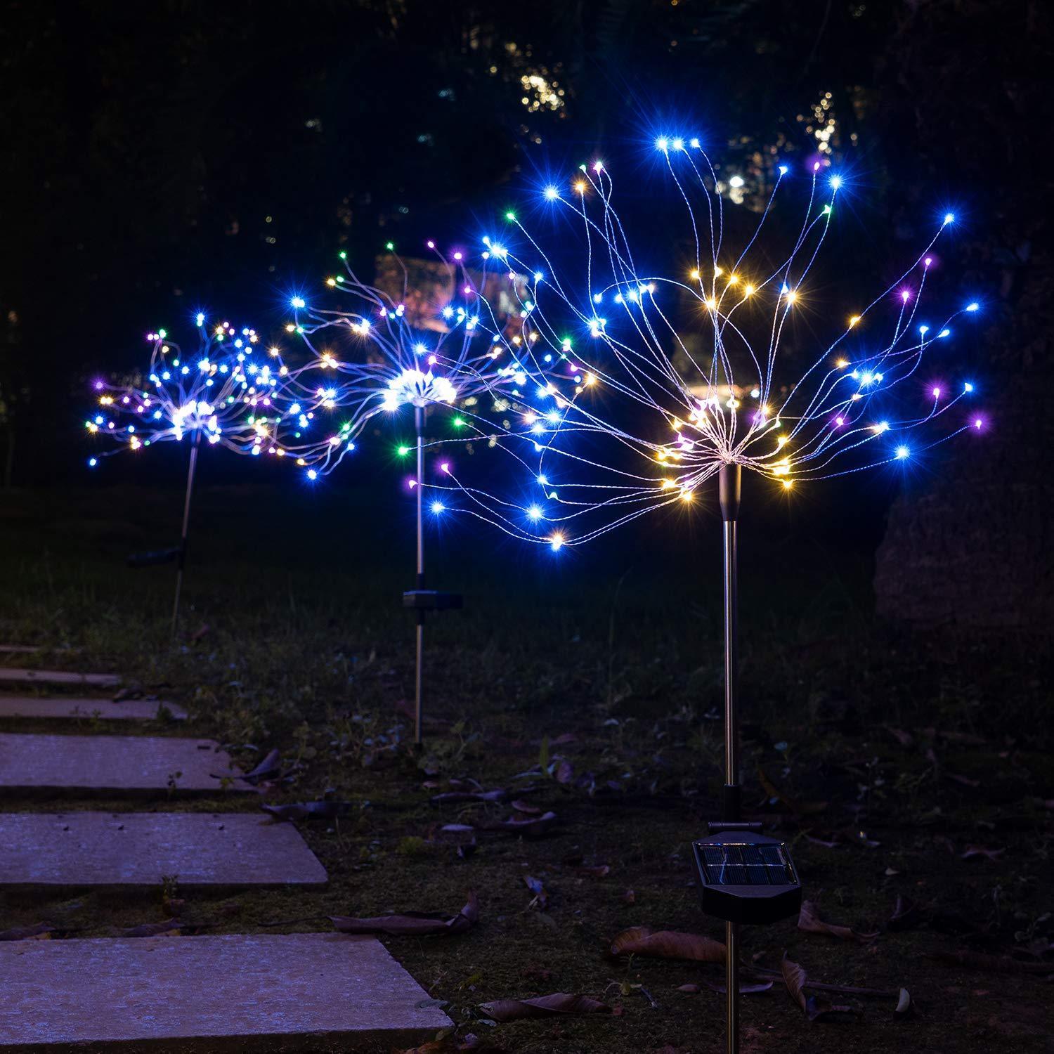 Led soldrevet fyrverkeri-Garden Decor-Norskova-Varm hvit-Norskova