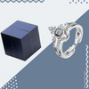 Love Ring and Bangle Luxury Puzzle Box-Love Luxury Box-Norskova-Ring + armbånd + eske-Sølv-Norskova