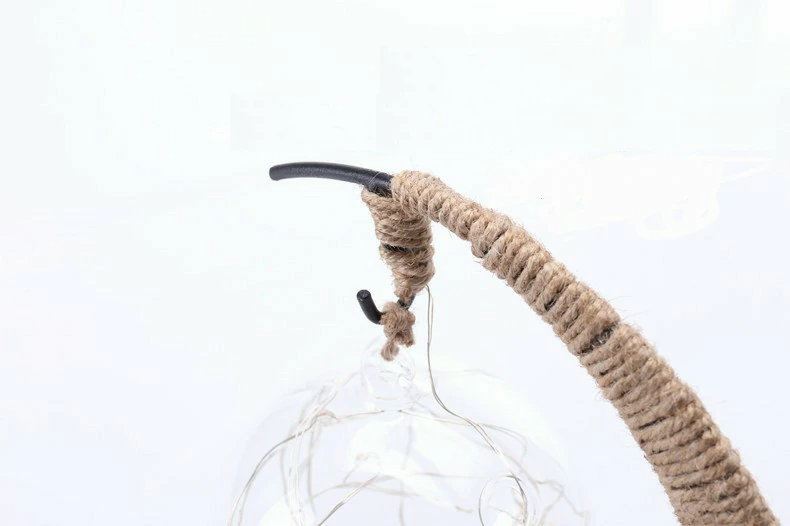 Lunar Rope Sphere Lamp-Home Improvement-Norskova-Solnedgang Gull-Norskova