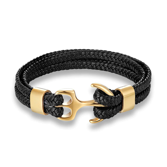 Menn Anker Armbånd-Viking Jewelry-Norskova-K-19cm-Norskova