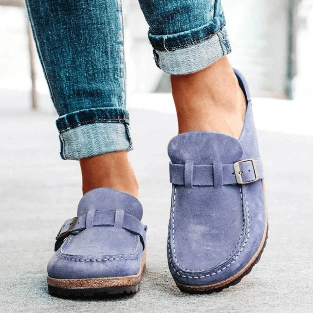 Retro Flats | Stilige Kvinnesandaler-Norskova-Svart-34-Norskova