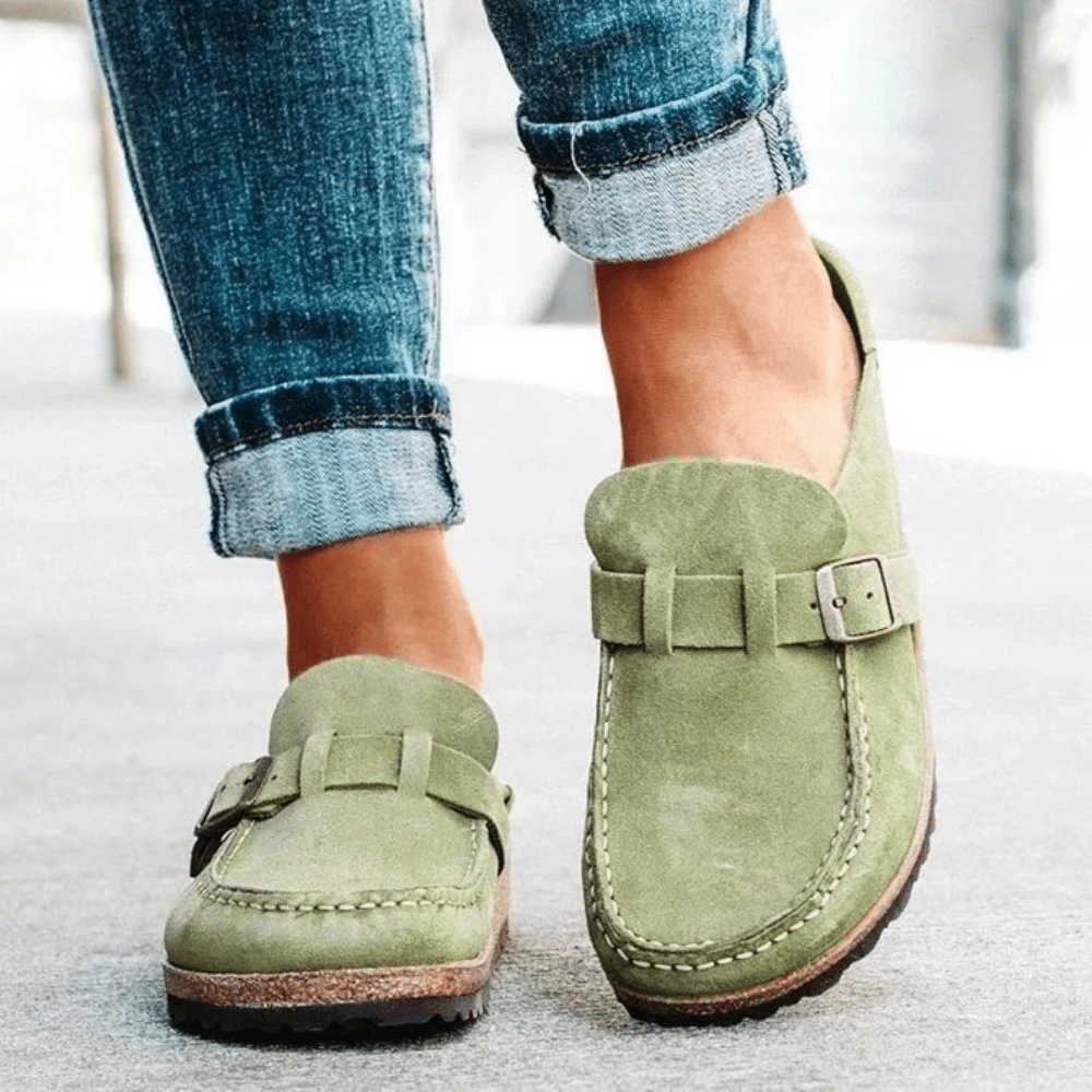 Retro Flats | Stilige Kvinnesandaler-Norskova-Svart-34-Norskova